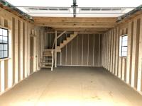 2 Story Gambrel Barn Garage inside bottom floor