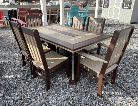 Poly Dining Table and Chairs from Pine Creek Structures in Harrisburg, PA