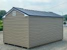 10 x 16 Front Entry Vinyl Peak Shed w/ Garage Door in Binghamton